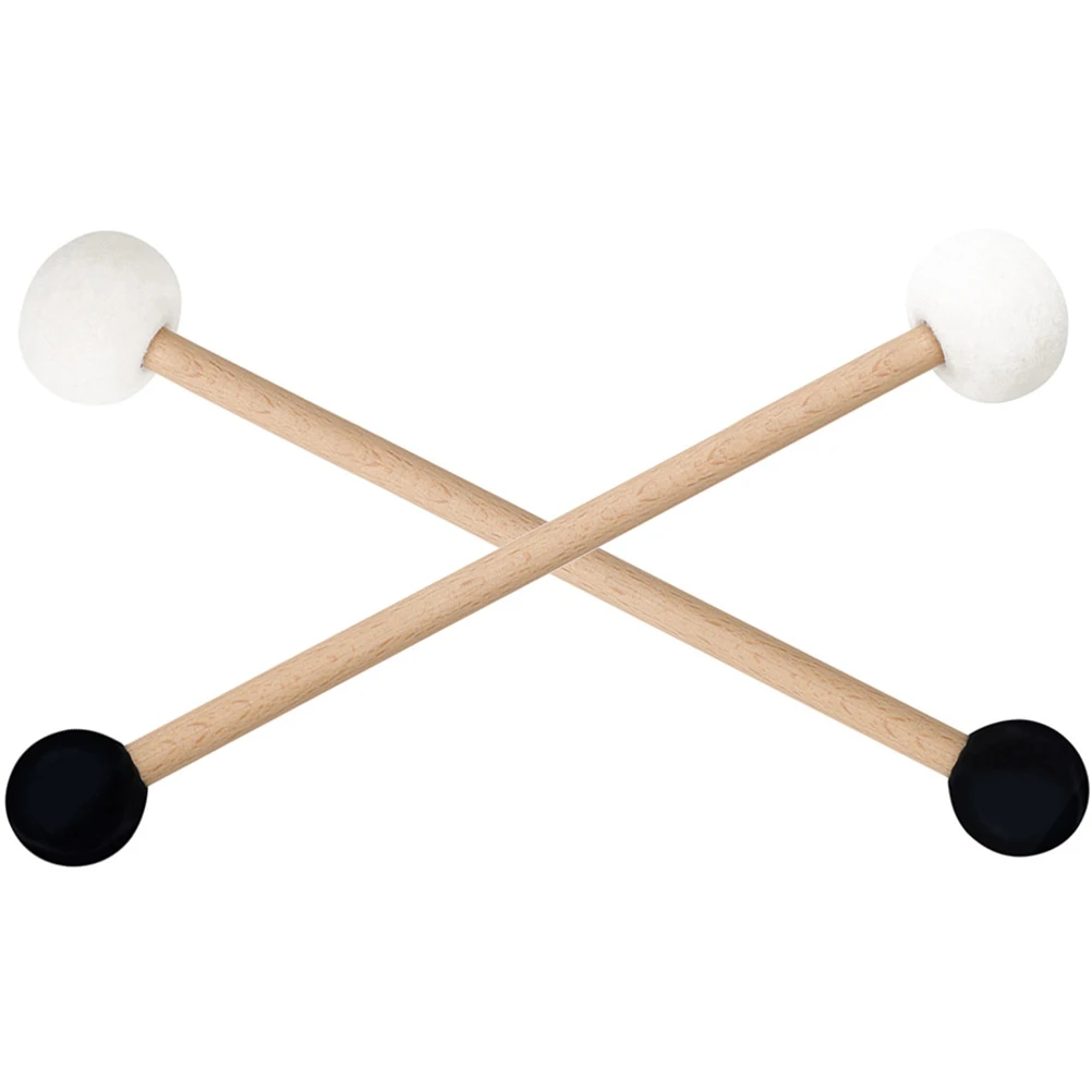 

2pcs Music Bowl Mallet Felt Rubber Double-ended for Singing Bowls Accessories Crystal Sound Sticks Instruments Students