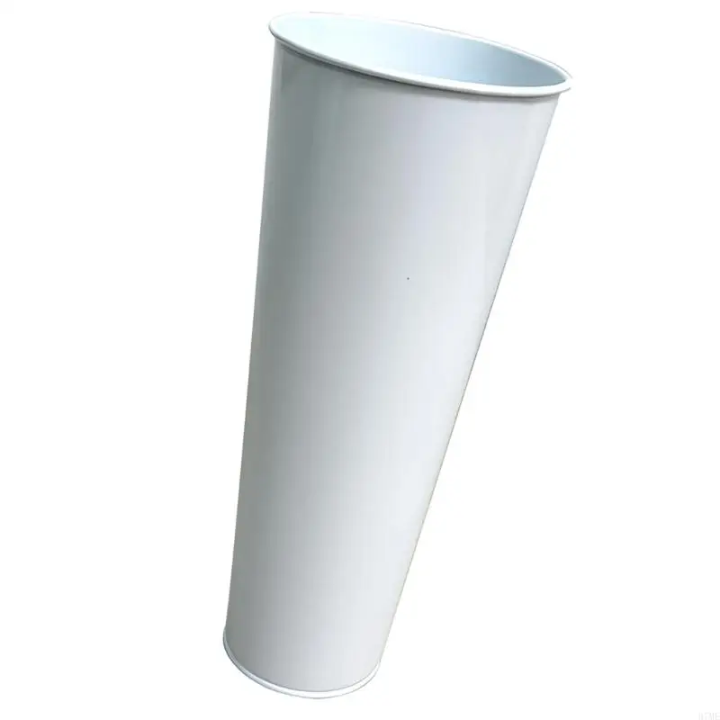 37ME Iron Bucket Vases Flower Arrangements Holder Container For Weddings And Event