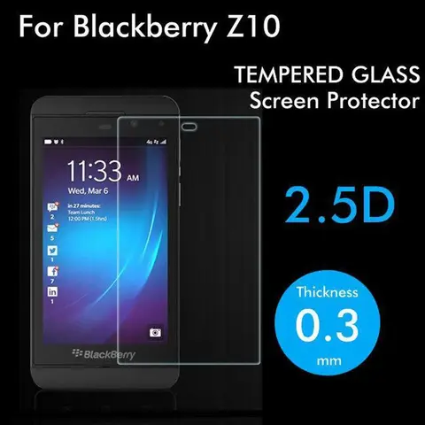 For Blackberry Z10 Tempered Glass 9H High Quality Protective Film Explosion-proof LCD Screen Protector For Blackberry Z10