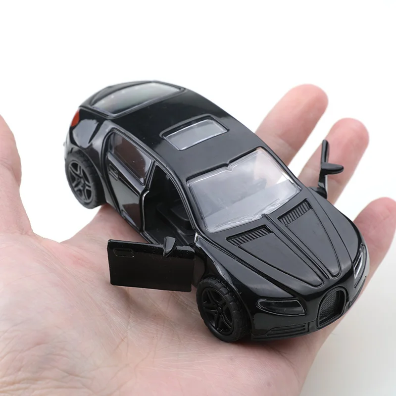 (포장됨) 1:36 합금 자동차 모형 레이싱 부가티 시론 풀백 스포츠카 장식품 소년용 장난감