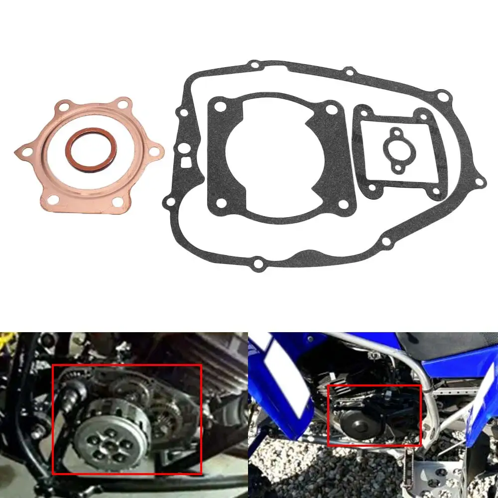 ATV UTV Accessories Clutch Cover Cylinder Engine Gaskets Leak-free Seals Kit For Yamaha Blaster 200 YFS200 1988-2006