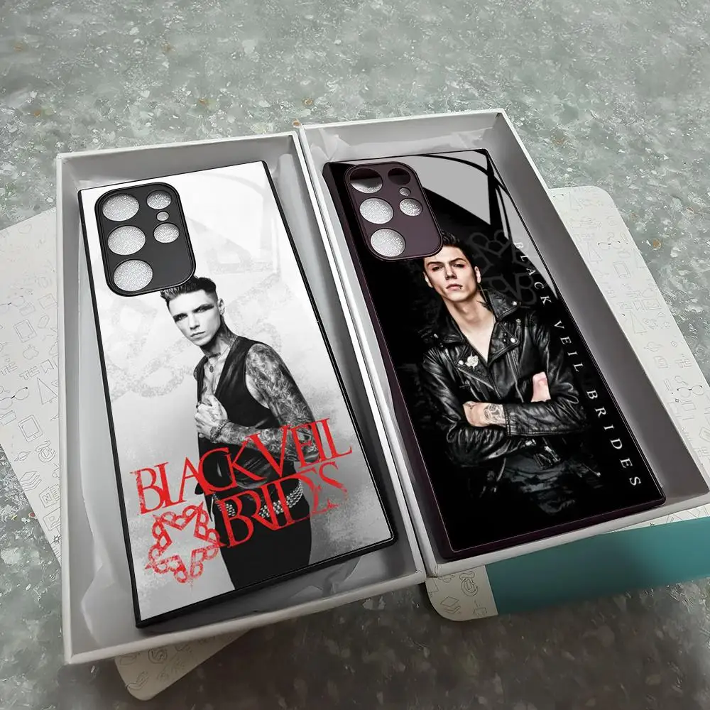 آندي بيرساك الحجاب العرائس BVB حافظة هاتف عصرية لهاتف سامسونج جالاكسي S25 S24 S23 S22 S20 S21 نوت 20 Ultra Plus Edge Fe Colored Si