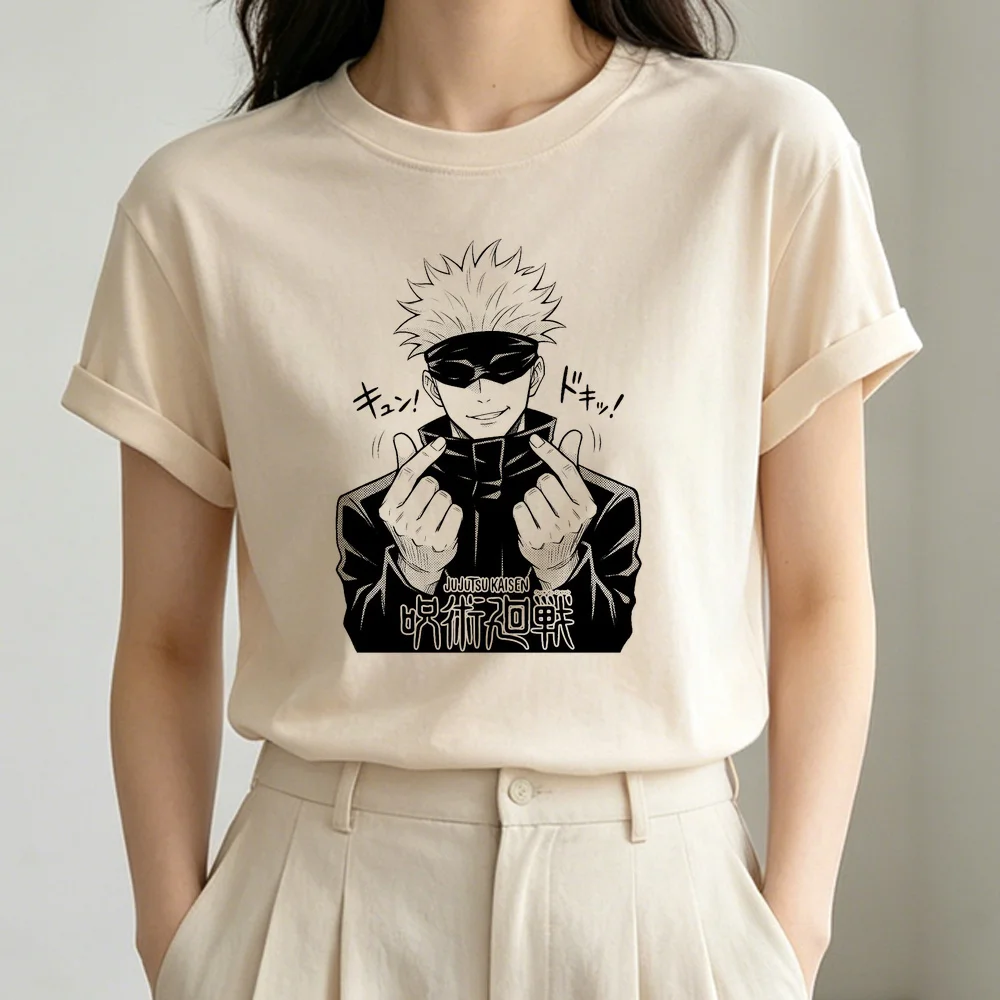 Jujutsu Kaisen T-Shirt Shoujo koreanische Mode Party 2000er Sommer T-Shirt Ästhetik Grunge Retro Emo Kawaii – Detail 8