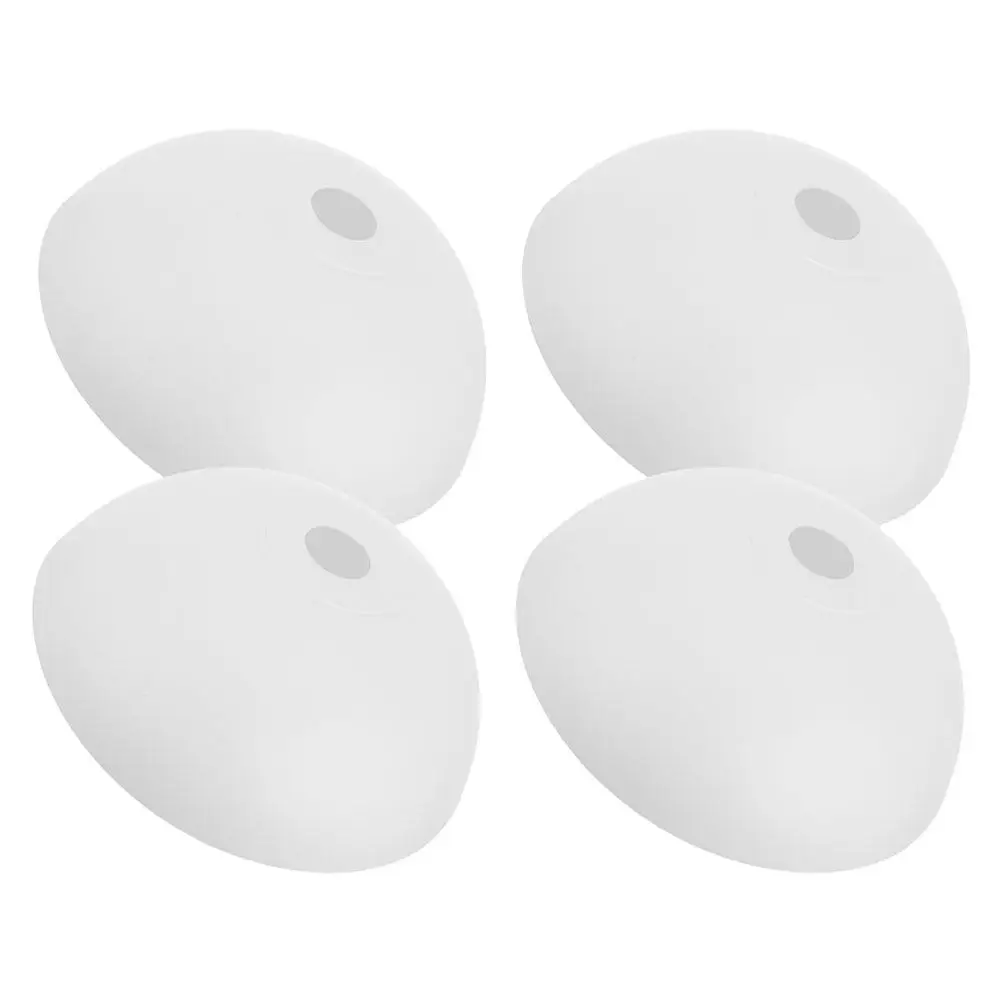4Pcs Plastic Lamp Cover for Standard Bulb Fixture Easy Install Sleek Modern Lampshade Light Diffuser Cozy Reading Atmosphere