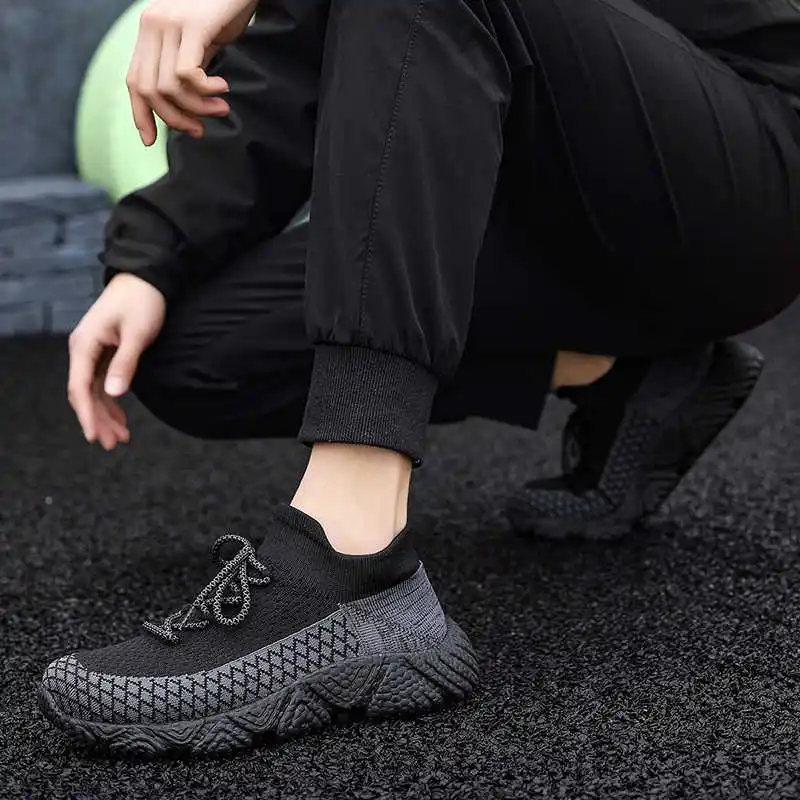 In The Forest Non-slip Sole Designer Sneakers Man Woven Training And Exercise Low Walking Shoes Men Sports Super Cozy
