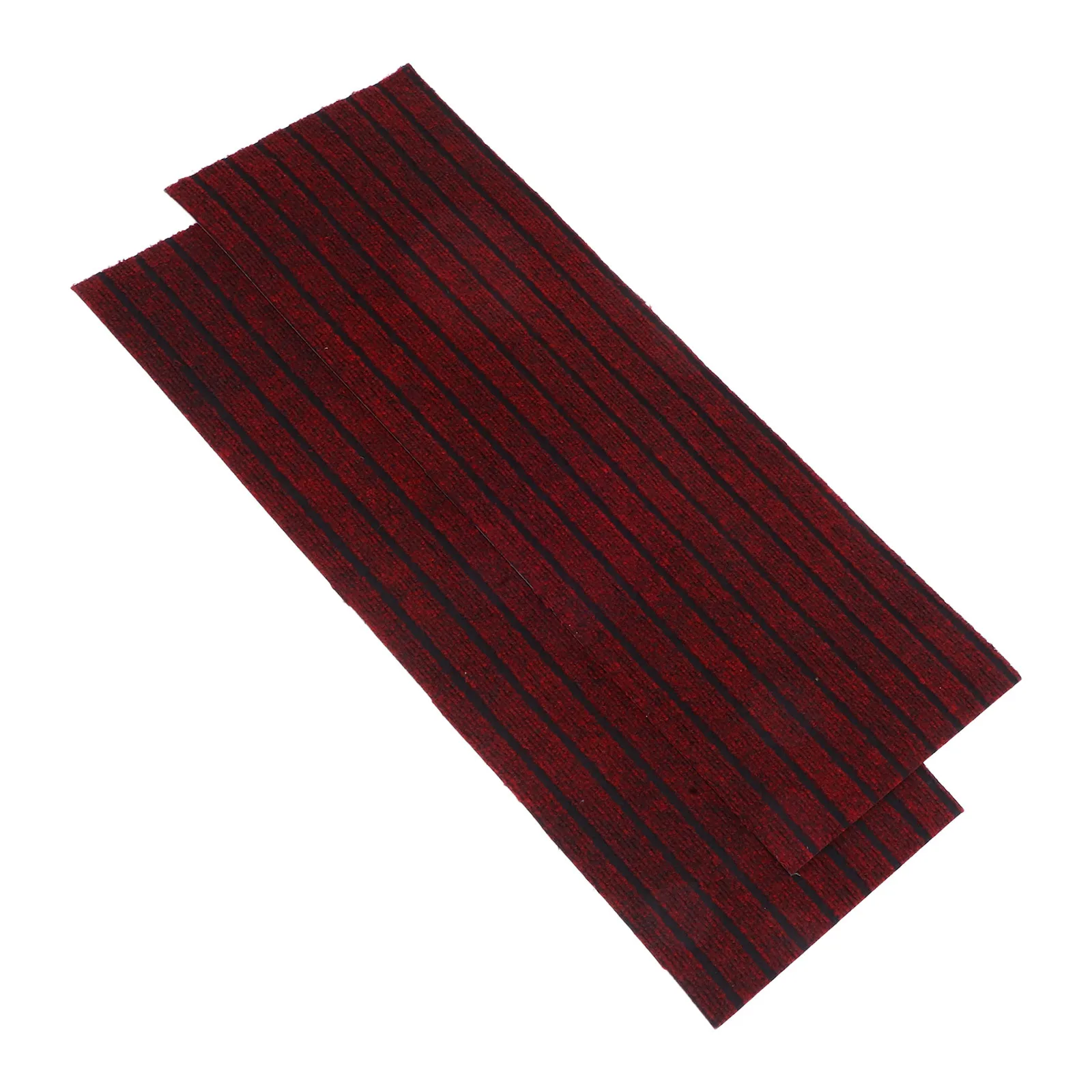 

2Pcs Stair Treads Non Skid Carpet Stair Runner Indoor for Wooden Steps Spiral Staircase Soft Polyester Floor Mats Noise
