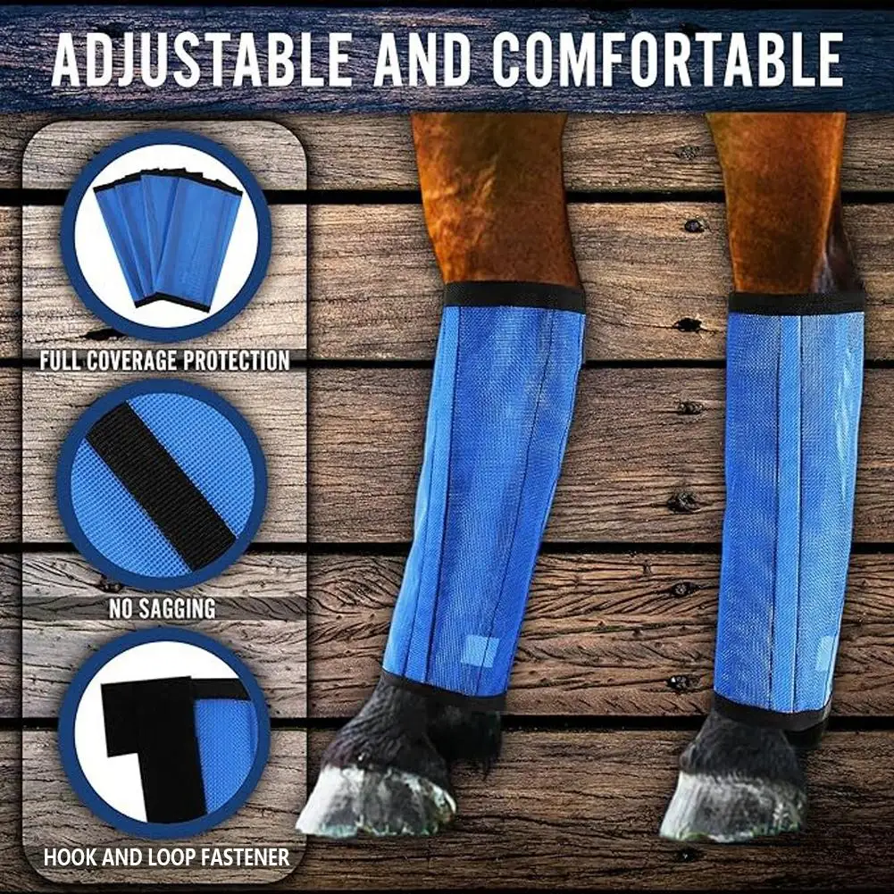 Horse Fly Boots Horse Reusable Leggins Fly Boots Fly Boots Horses Minimizes Leg Fatigue Reduces Stomping