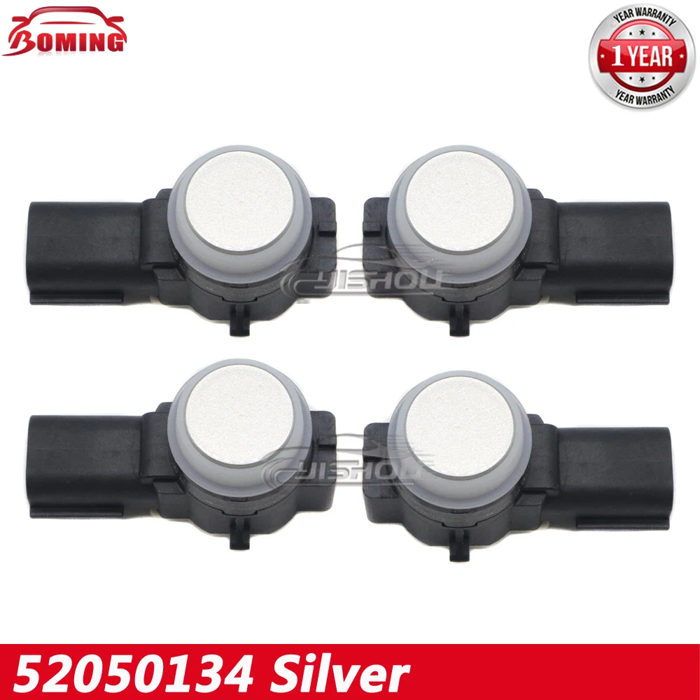 4x 52050134 23130107 52019545 NEW Silver PDC Parking Sensor For Chevrolet Tahoe Cadillac XTS CTS GMC Yukon Sierra 1500