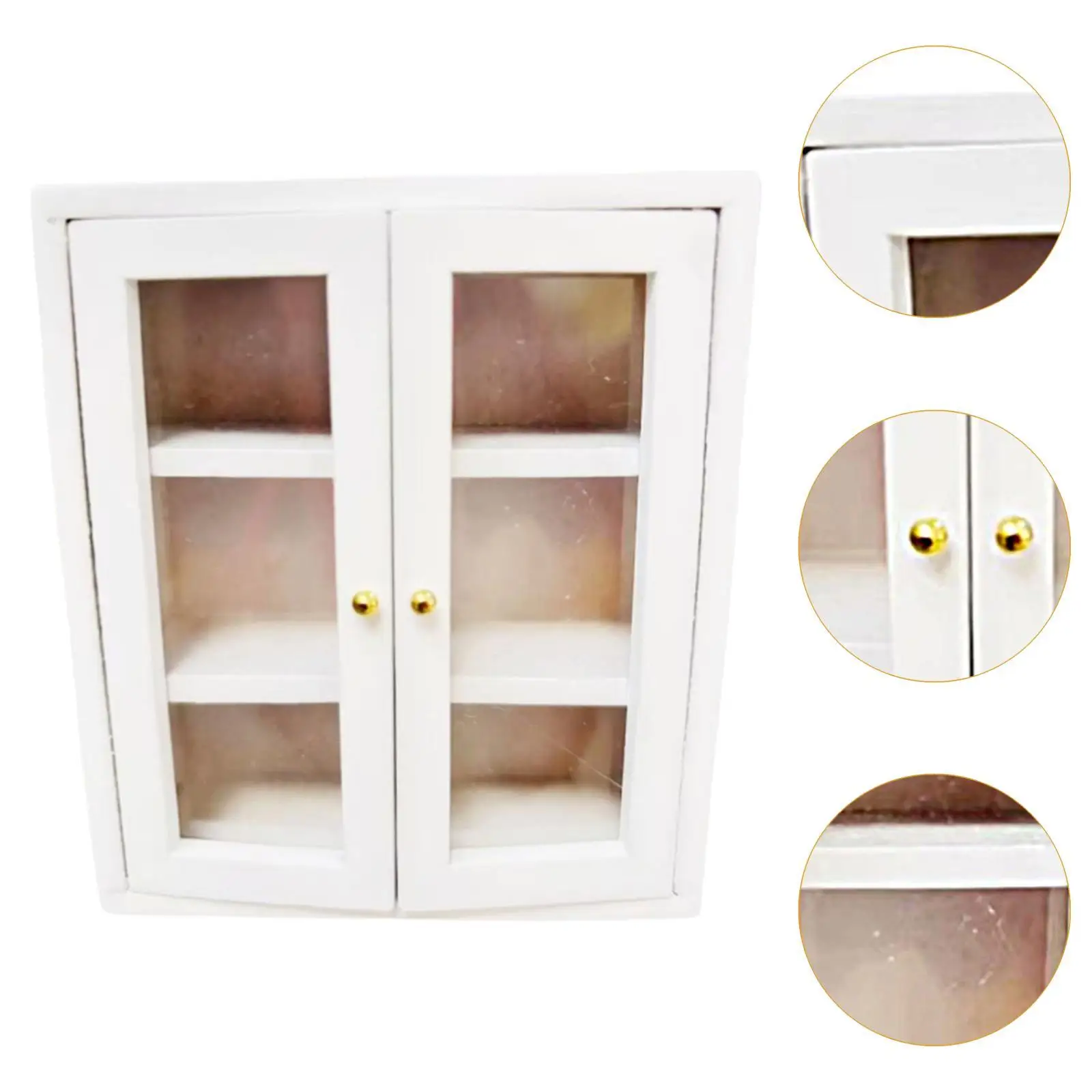 Armoire à échelle 1/12, meubles faits à la main, scène de vie, accessoires ménagers Micro