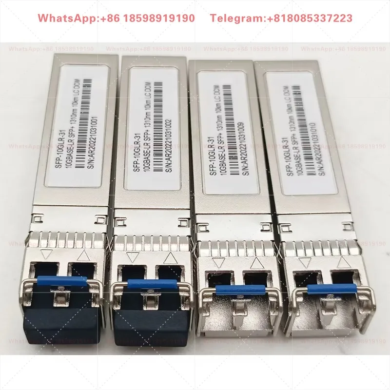 10Pcs 10G 1310nm 10KM Duplex LC SFP+ 10G-LR Dual Fiber SM Optical Transceiver Compatible For Nova Star Processor VX Series
