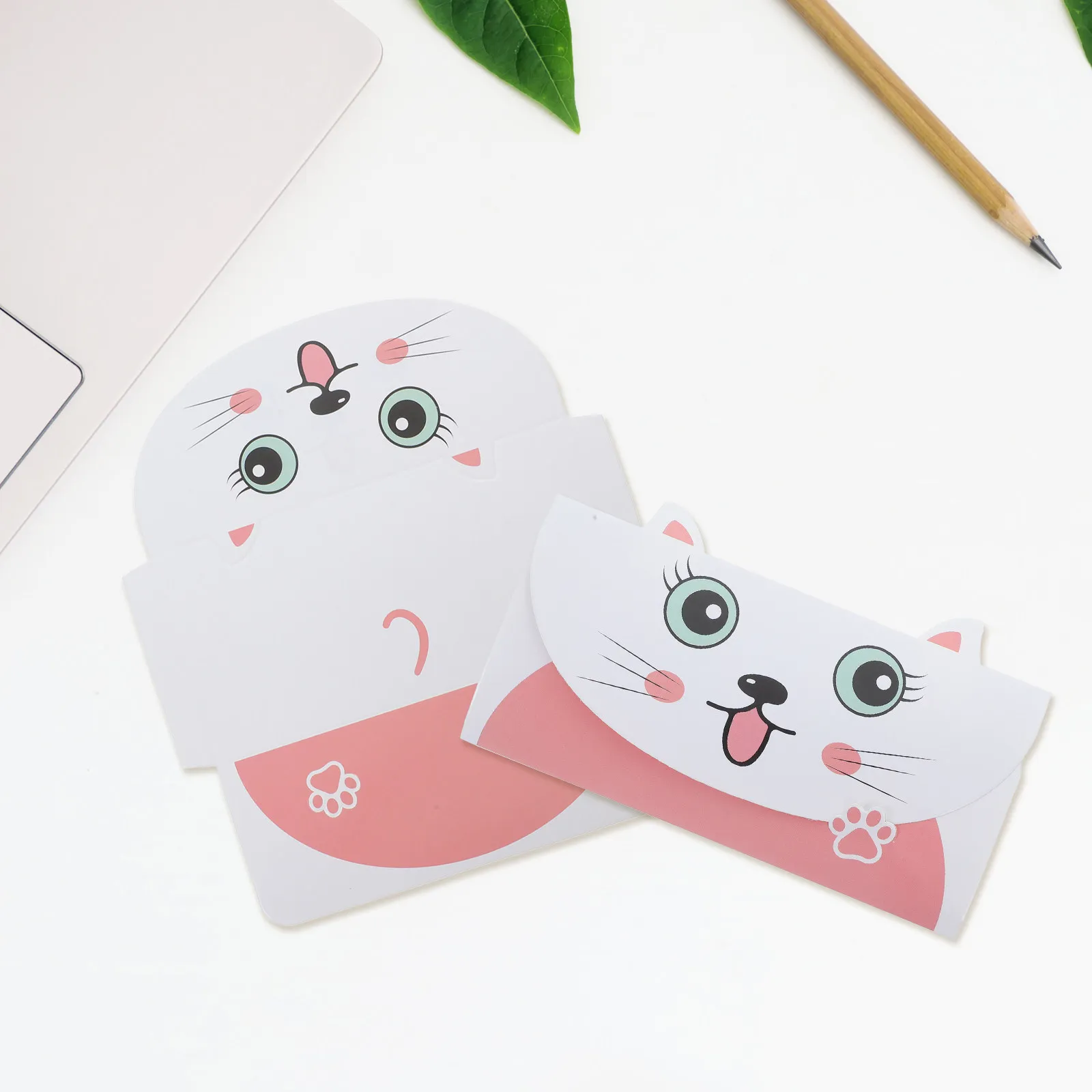 20Pcs Writable Greeting Cards Animal Cartoon Designs Birthday Baby Shower Party Invitation Thank You Cards for Kids All