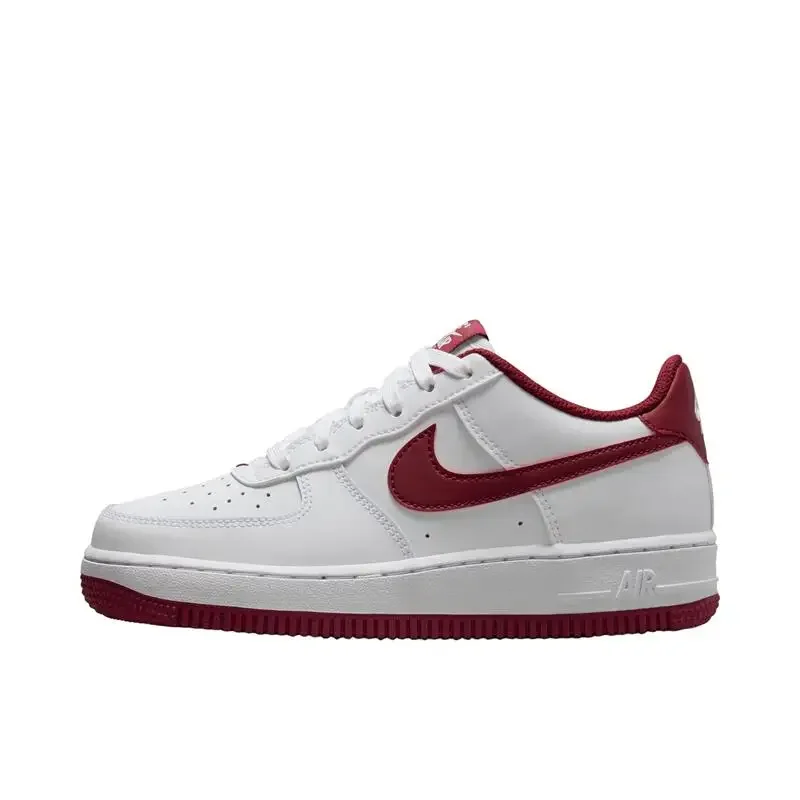 Nike Air Force 1 Men's and Women's Board Shoes Are Casual, Comfortable, Slip Resistant, Shock-absorbing, Low Cut White and Black