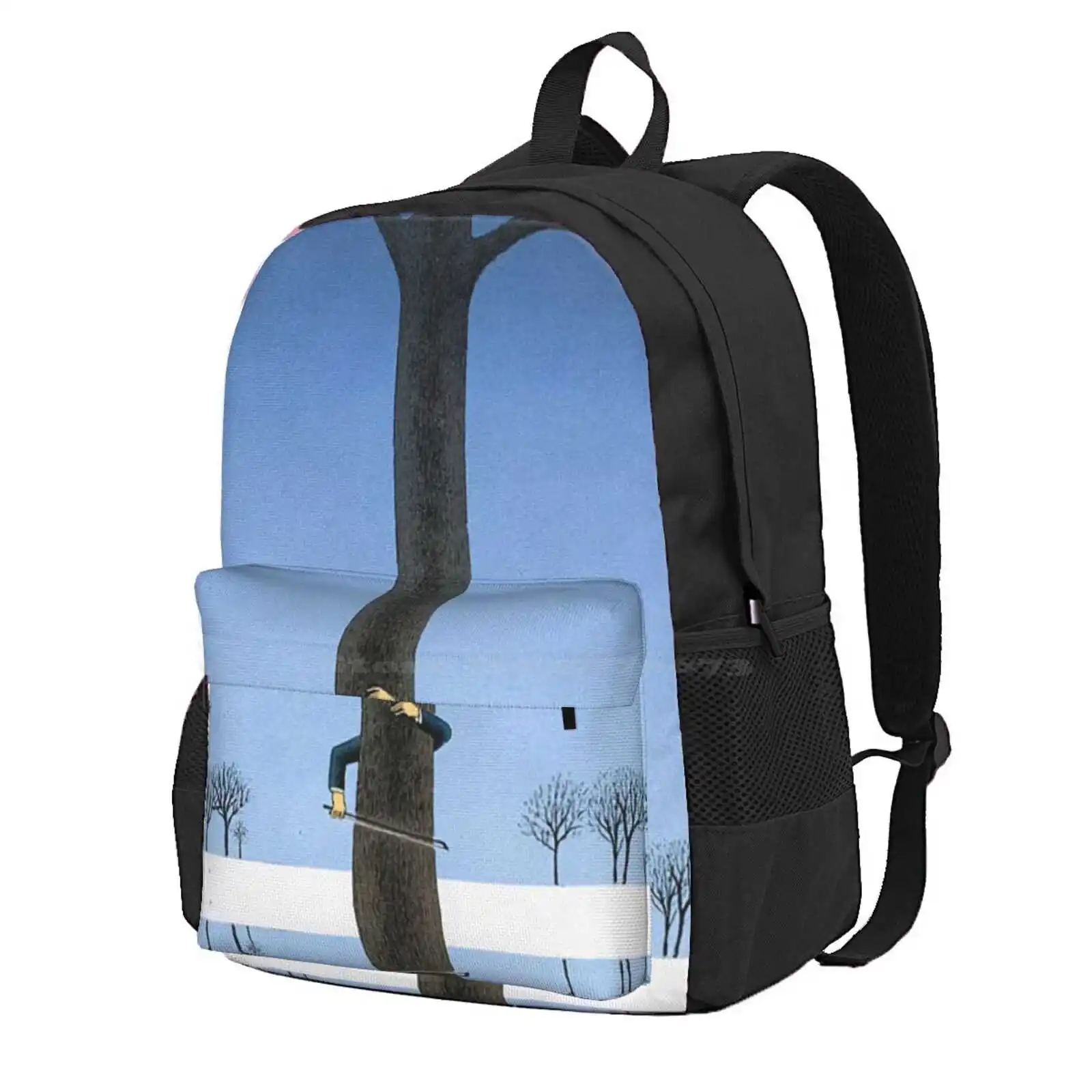 Guy Billout Hot Sale Schoolbag Backpack Fashion Bags Guy Billout French Illustrator Surrealism Conceptual Art Minimalism Visual