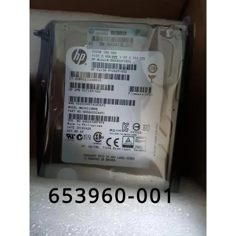 

H-P/ 653960-001 300G SAS 15K 2,5-дюймовый жесткий диск Gen8