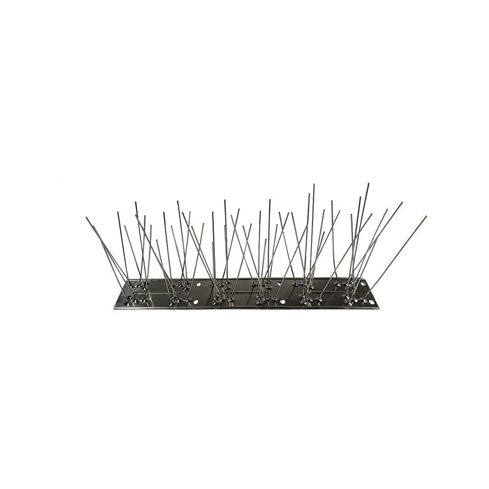 Stainless Steel Bird Spikes for Pigeon and Small Birds Double Row Bird Deterrents for Outside Easy to Install 0.98 Feet Coverage