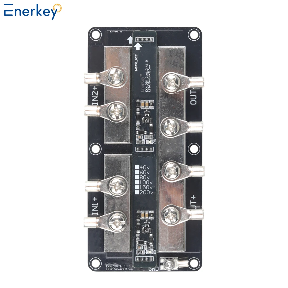 Enerkey Ideal Diode Module 40V 60V 80V 100V 150V 200V 150A 2Channel Solar Anti-reverse Charging Anti-Reverse Current Protection