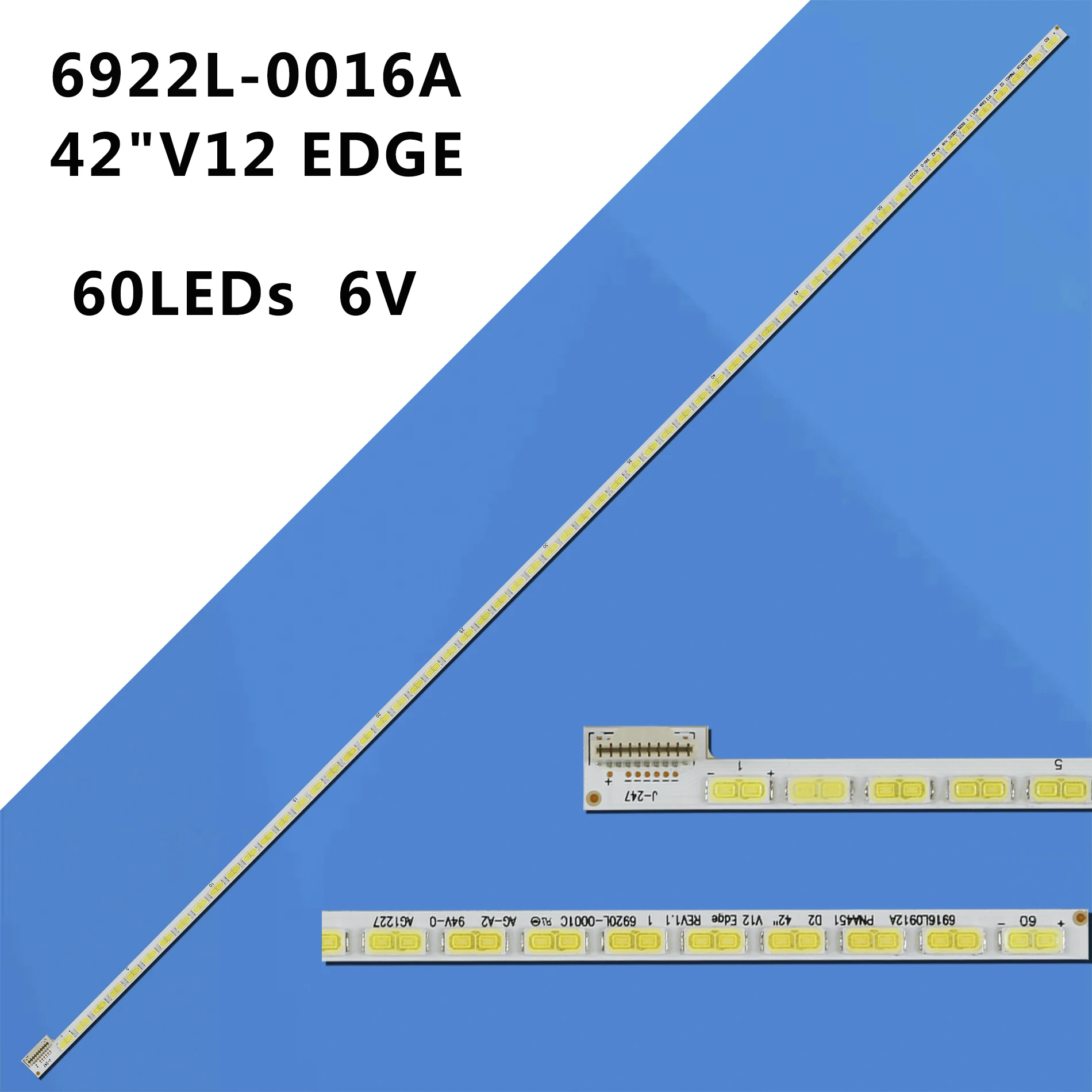Barre array LED della TV per Philips 42PFL4307H/12 42PFL4007T/60 42PFL2507T/60 42PFL3507T/60 42PFL3527H/12 42pfl3507h/60 KLV-42HX655