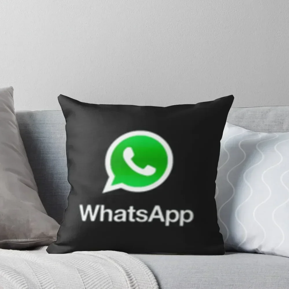 WhatsApp Throw Pillow Throw Pillow Covers Luxury Sofa Cushions pillow