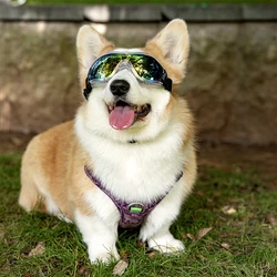 Dog Sunglasses Windproof and UV Resistant 55g Goggles Suitable for Medium To Large Dogs Adjustable  Pet Accessories