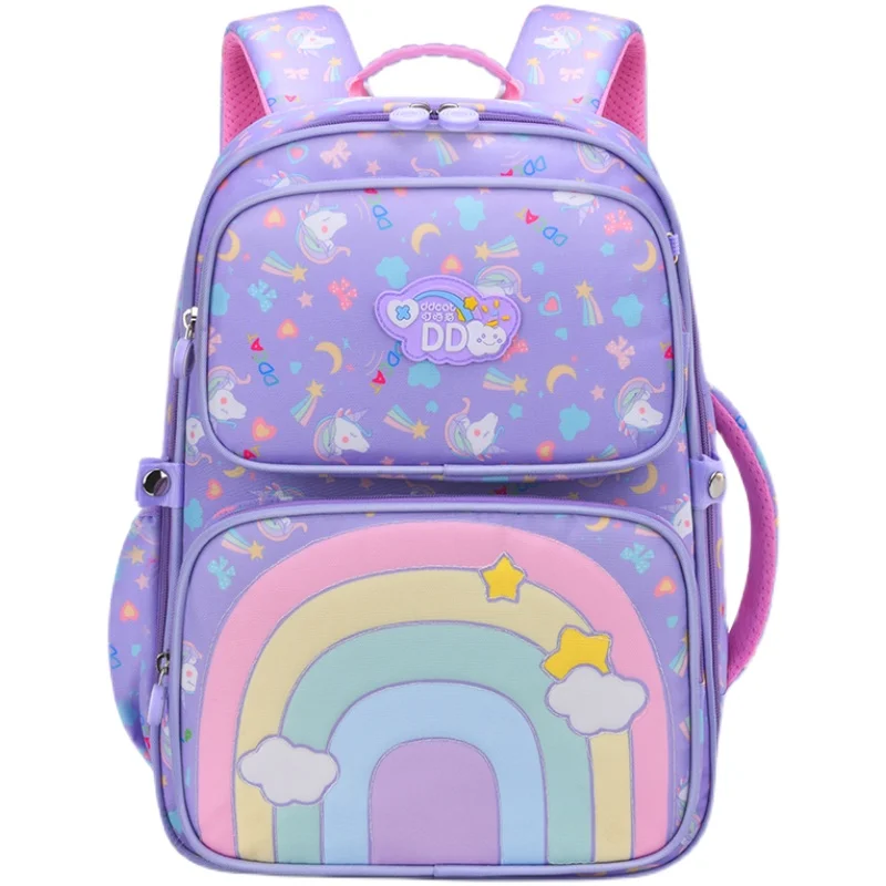 Pink Kids Waterproof Backpack Children Lightweight Girls Toddler Baby Daypack Casual School Bag Backpack Lightweight Breathable