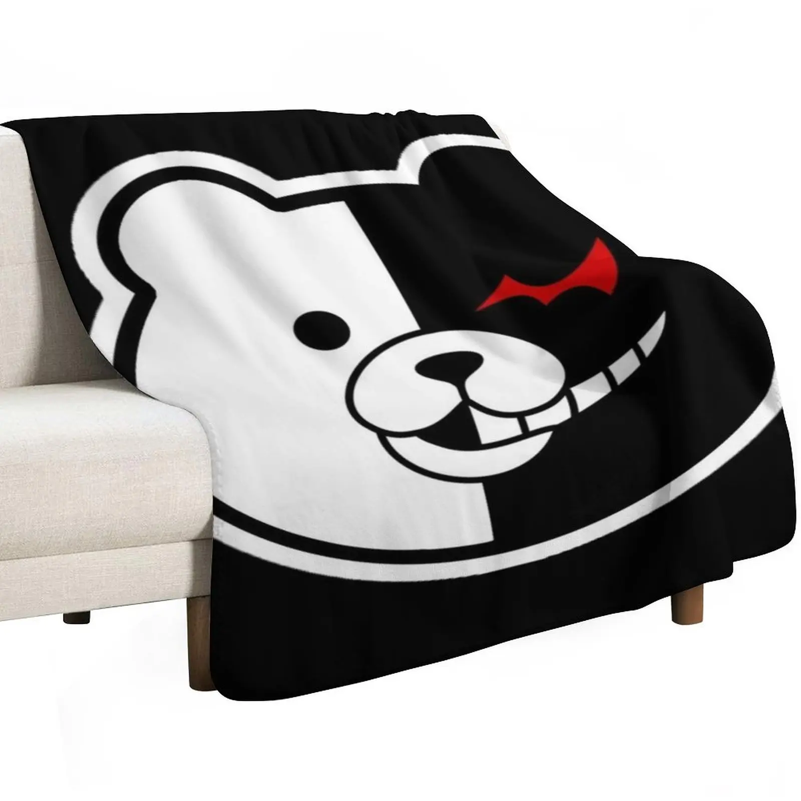 Dangaronpa Monokuma Throw Blanket Decorative Sofa manga For Baby Single Beach warm winter Blankets