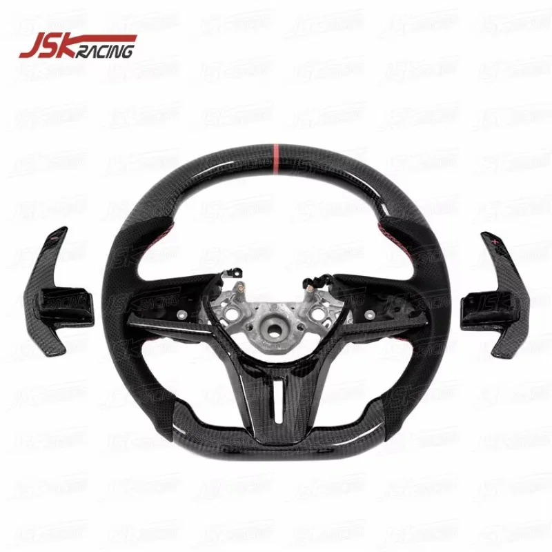 JSK-21 STYLE MATTE CARBON FIBER STEERING WHEEL FOR 2008-2016 GTR R35