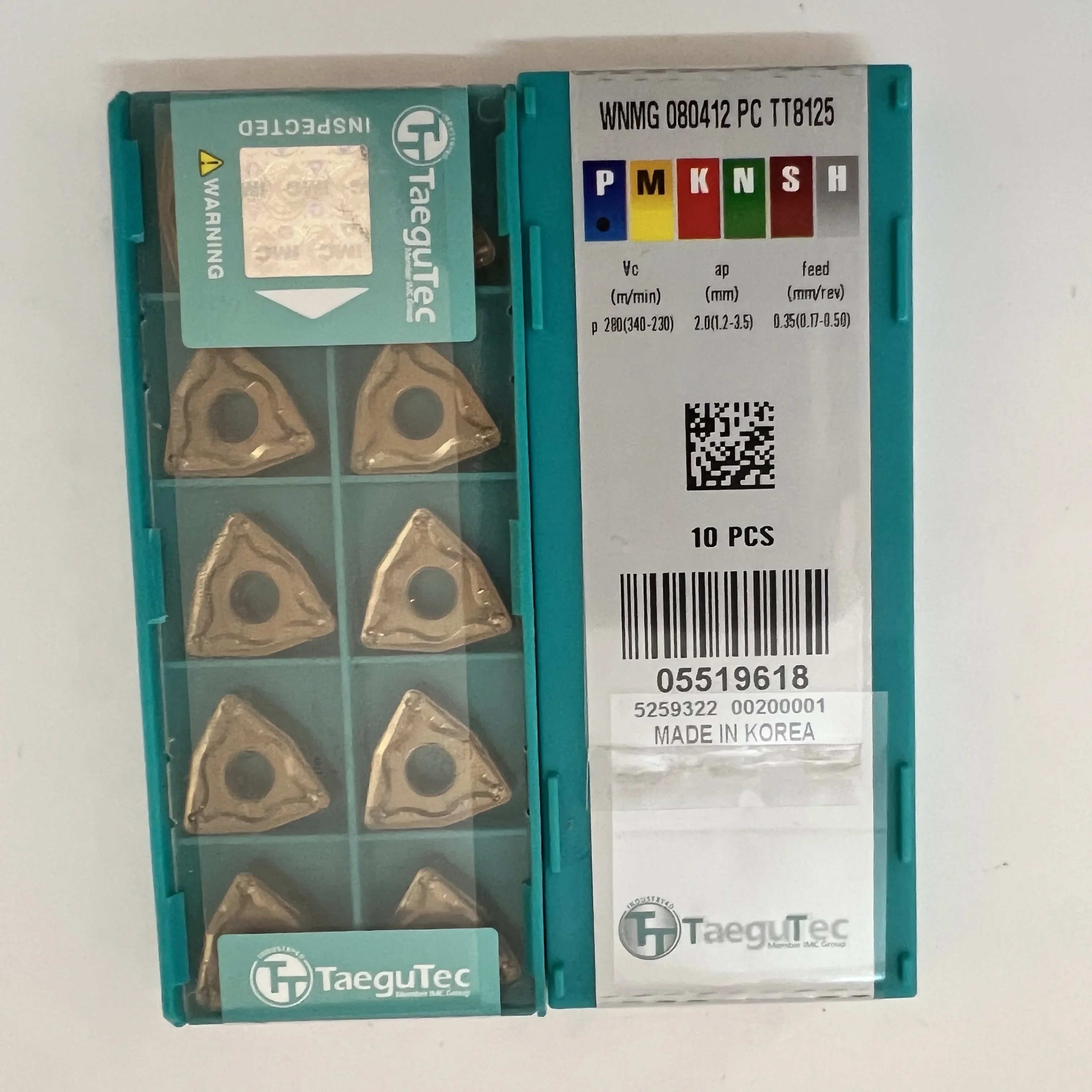 WNMG080412PC TT8125 CNC Blade