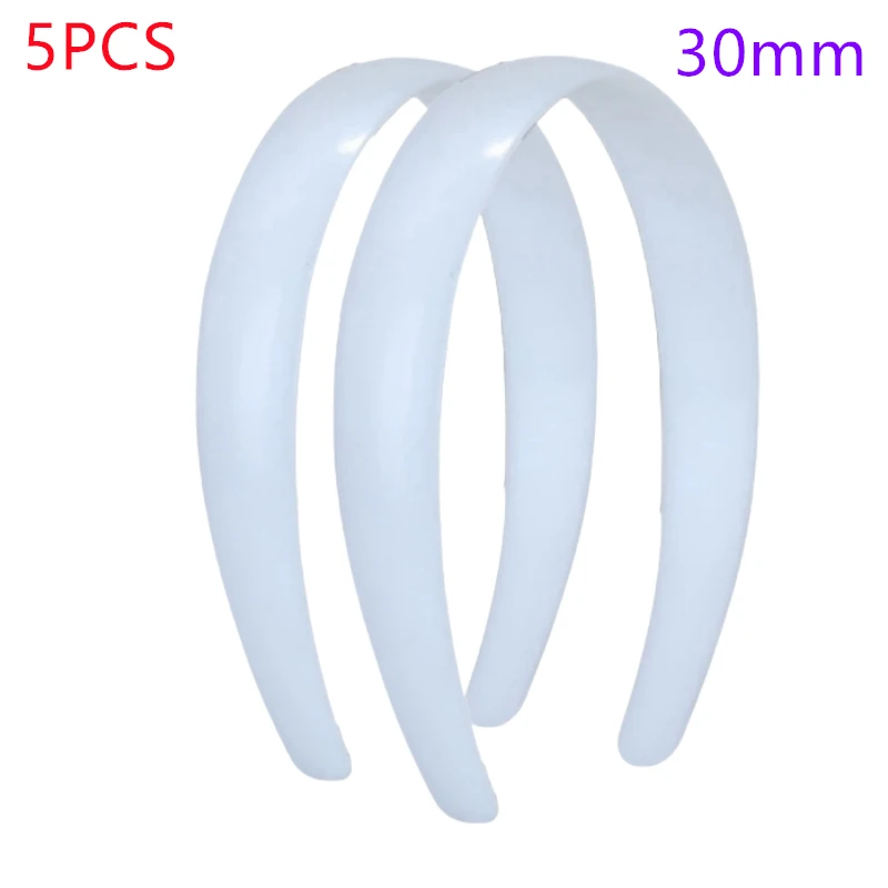 30pcs 1.5/2CM Wide Plastic Headband For Girls Adult DIY Hard Hairbands Hair Hoop Women Lady Headband Hair Jewelry Accessories