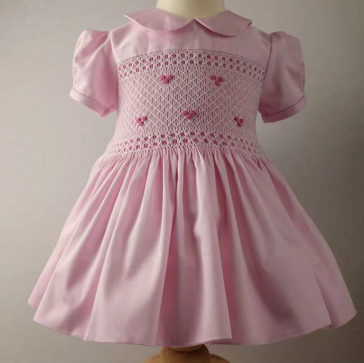 

0-12Y Baby Girl Summer Handmade Embroidery Vintage Princess Dress for Birthday Photography Holiday Eid A251