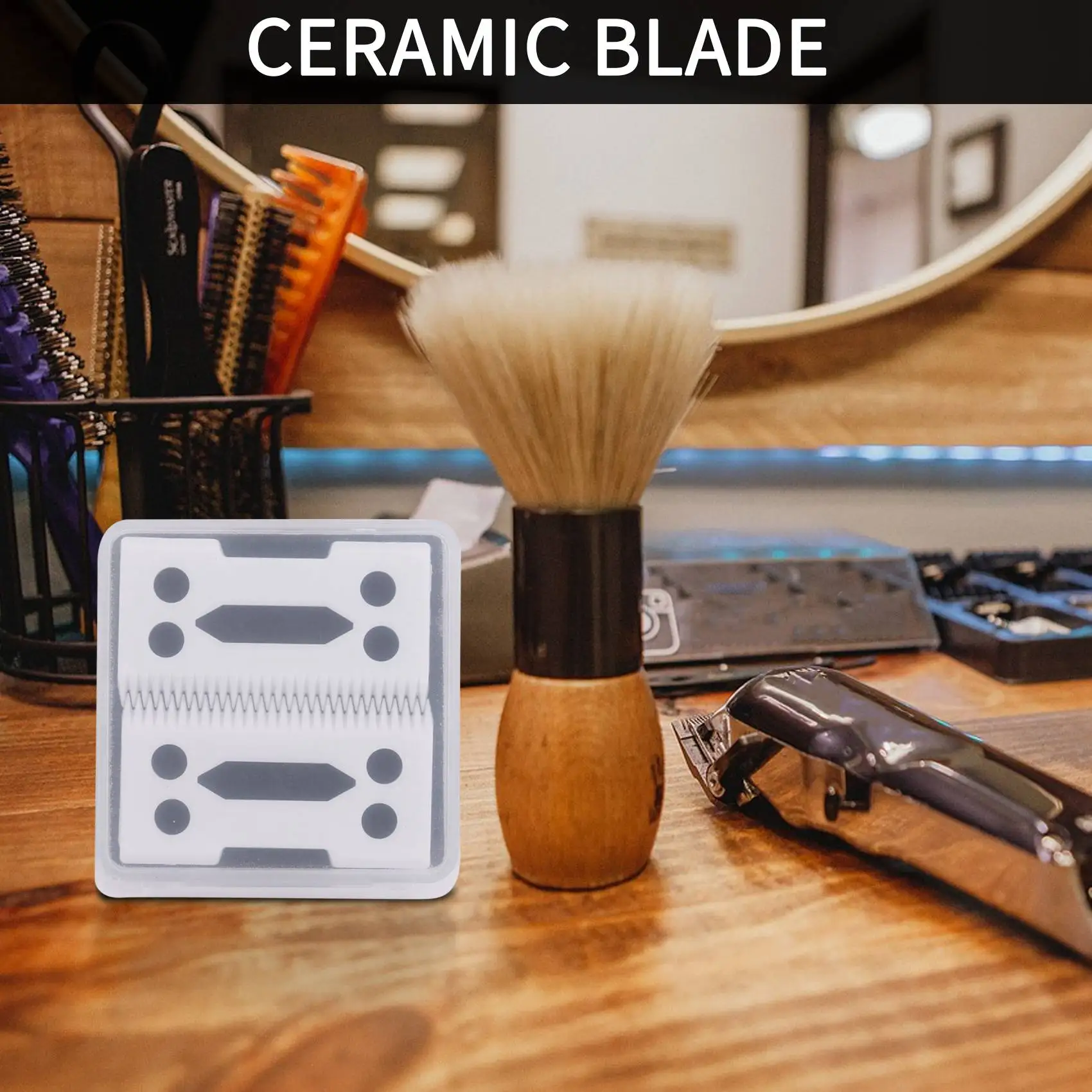 B58B-Neue 2 Stücke 28 Zähne Zirkonoxid Clipper Klinge Für Wahl Senior Clipper