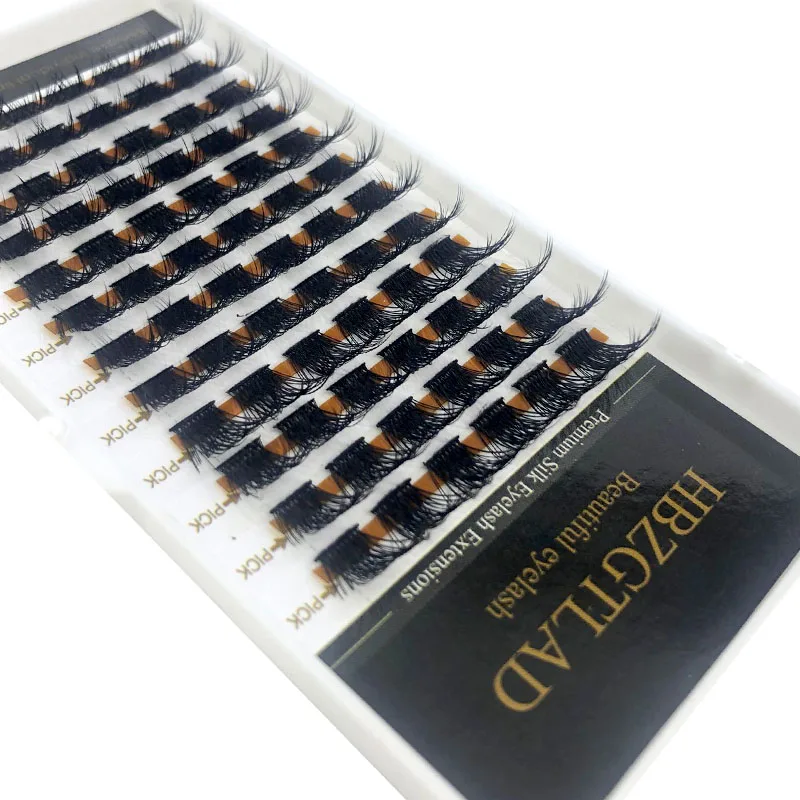 2022 New C/D Curl Eyelash Clusters Cils Extension Bouquets False Eyelashes Fast Delivery Cluster Of Eyelashes Silk Eyelashes