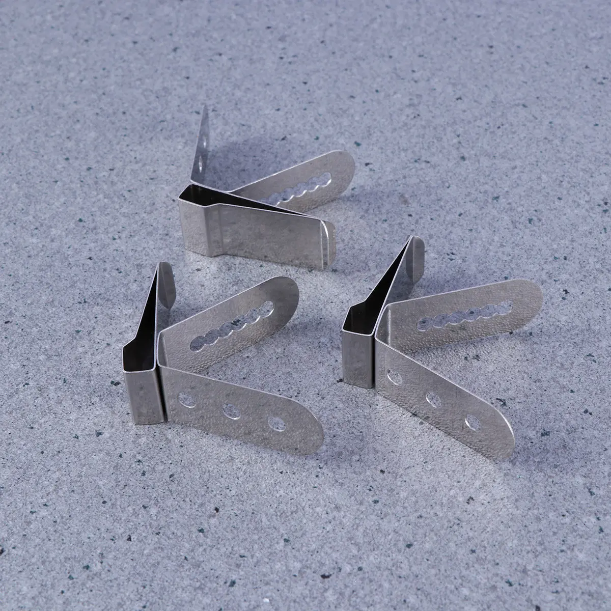 4Pcs Thermometer Fixation Clips Food Grade Stainless Steel Probe Holder for Meat Grill Oven Accurate Reading Probe Holder