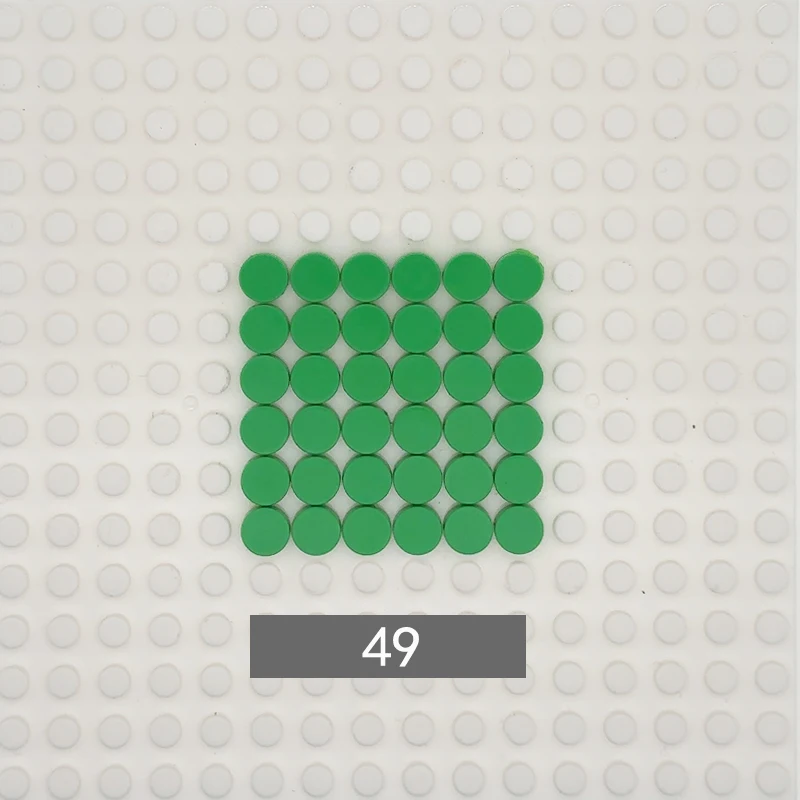 1000 Stück Bausteine 98138 Fliese 1x1 Rund Sammlerstücke Modulares GBC-Spielzeug für High-Tech MOC-Set – Detail 22
