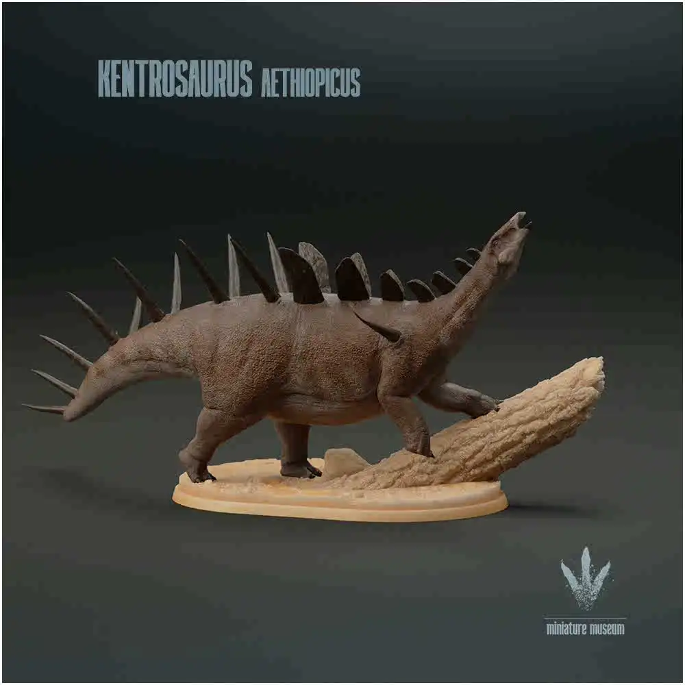 1/35 14.5cm Kentrosaurus Model Toy Ancient Extinct Life Dinosaur Model Gk Customize Stegosauridae Stegosaurus