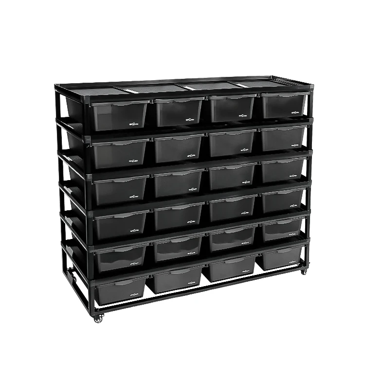 

1209 X 459 X 1080 Mm 6 Layer-stack Combination Reptile Breeding Rack With Wheels And Heating Pad