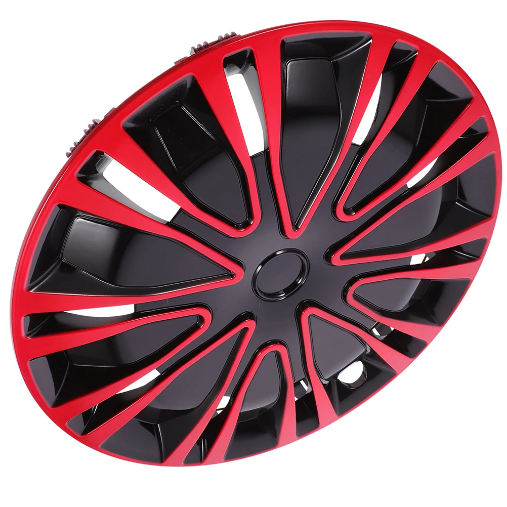 

12 Inch Universal Car Hubcap Covers Black Silver PP Material Easy Installation Hubcap Decoration Wheel Hub Cover Car Wheel