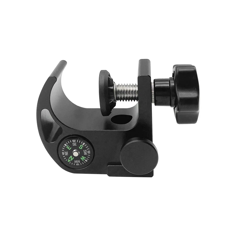 GNSS GPS Pole Clamp With Compass Replace Size 26mm - 38mm Pole Holder Mount