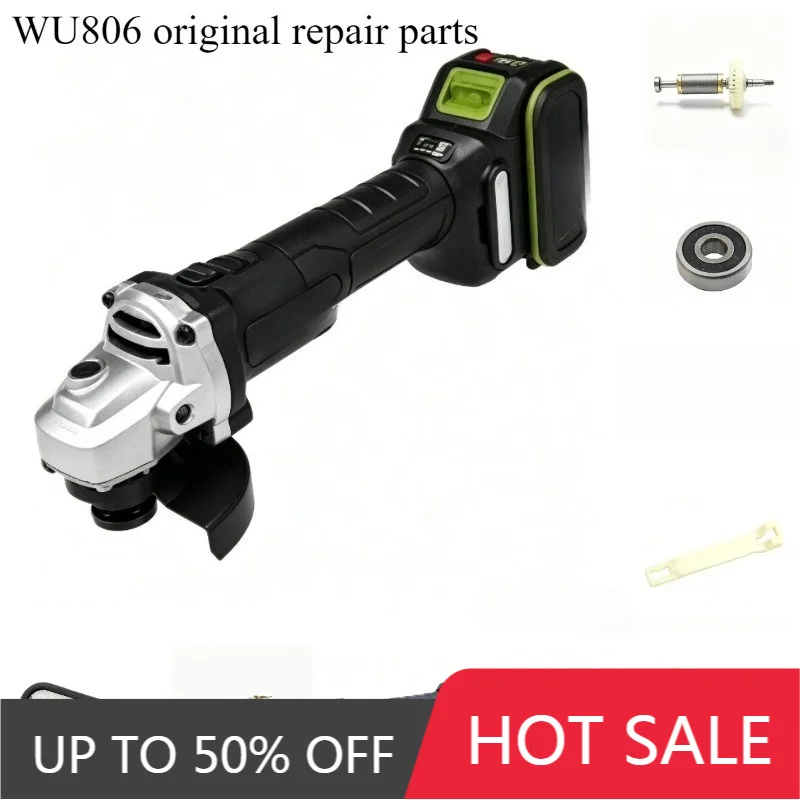 WU806 Angle Grinder Repair Parts For WORX Original Repair Parts DIY Assembly Part Rotor Stator Housing Bearing Push Rod