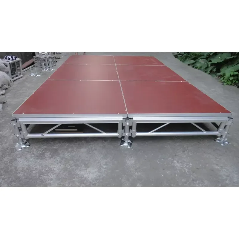 Heavy Loading Aluminium Stage Podium Concert Wedding Outdoor Event Portable Mobile Easy Install Event Stage