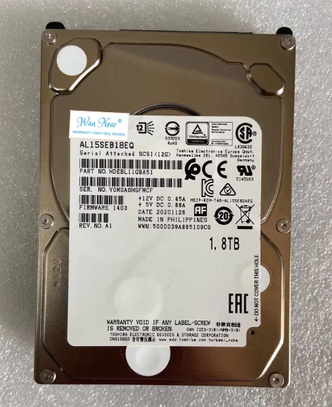 

For AL15SEB18EQ 1.8T 10K 12G SAS server hard drive 1.8tb