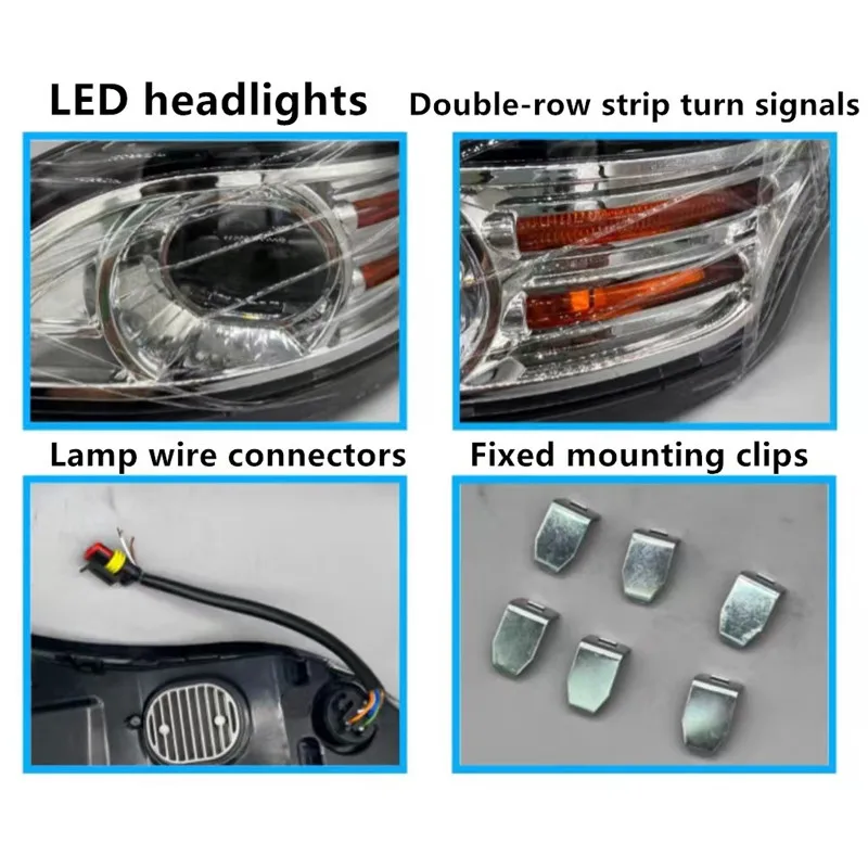 EXCAR Dongguan Excellent Golf Cart Headlight Electric Sightseeing Car LED Front Headlight