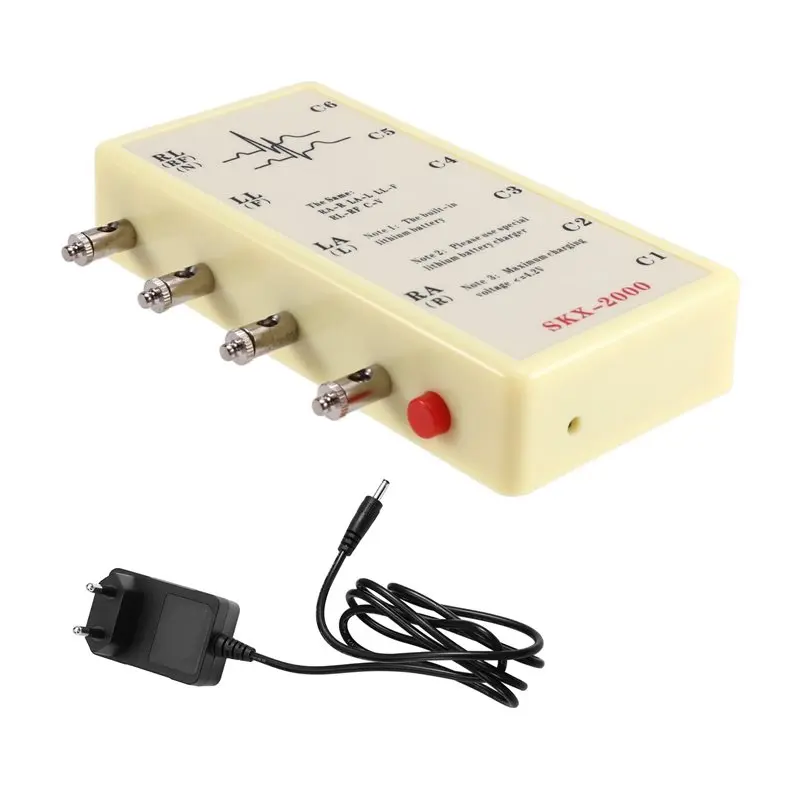 [NEW A09R!】 SKX-2000A ECG Signal Generator ECG Emulator For Electrocardiogram Simulations Simulation Instrument EU PLUG