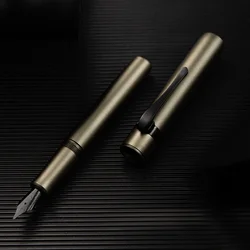 Hongdian M2 Fountain Pen Mini Black Forest Metaverse design EF F Nib School Office Supplies Writing Stationery Pocket pens Gifts