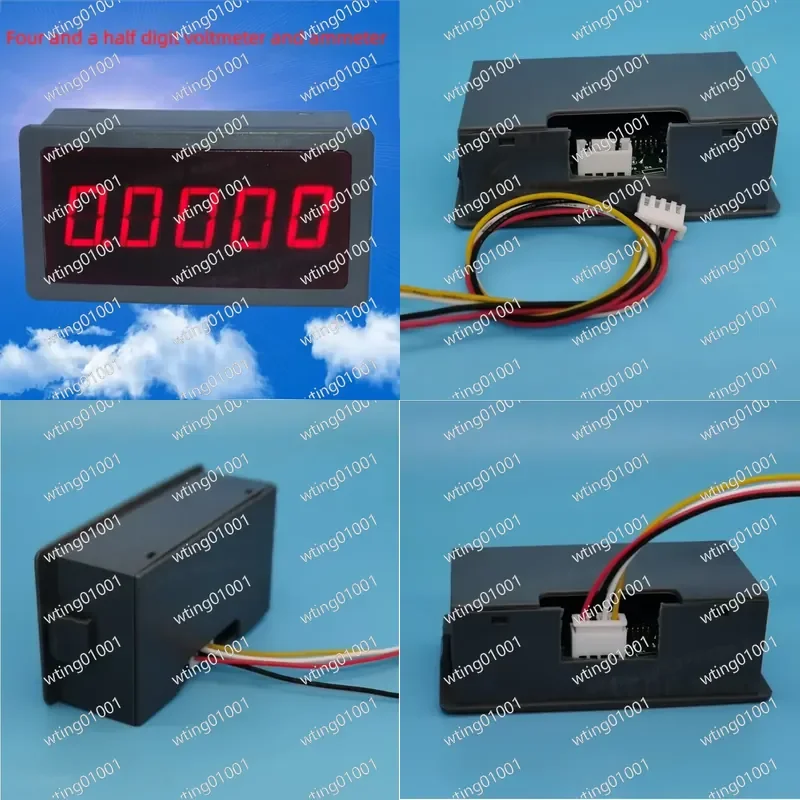 for 5145 Compact 4-digit DC Current Voltage Monitor High Accuracy Milliamp Gauge Panel Meter Digital Display Tester Tool