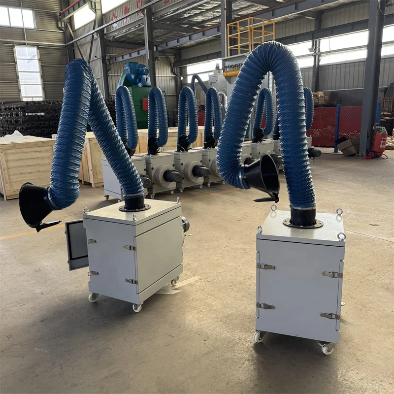 2025Industrial Welding Fume Cleaner Dust Collector Exhaust Arm for Manufacturing Plant Motor Welding Dust Extractor
