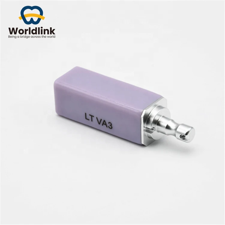 WorldLink 4pcs B40 치과용 리튬 디실리케이트 유리 세라믹 블록 Sirona Cerec Inlab용 CAD CAM Emax