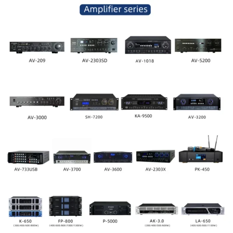 High Quality Professional Digital Audio Usb Pa Sound Mixer Amplifier System