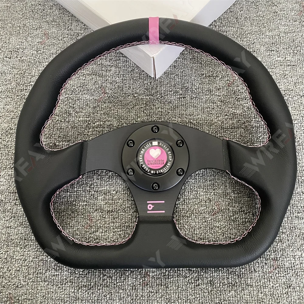 

Car-styling Sport Steering Wheel Racing Type leather Universal 13 Inches 320MM