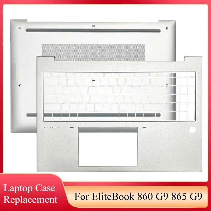 

New Original For EliteBook 860 G9 865 G9 Laptop Palmrest Upper Case Cover Bottom Base Case Lower Cover Replacememt Shell Silver