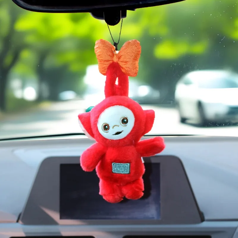 Teletubbies Hot Kawaii Cartoon Series Plush Toy Shoulder Straps Role Exquisite Creativity Car Seat Belt Cover and Stuffed Toy